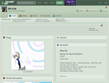 Tablet Screenshot of miru-ka.deviantart.com