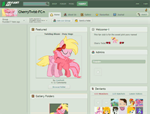 Tablet Screenshot of cherrytwist-fc.deviantart.com
