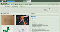 Desktop Screenshot of doucant.deviantart.com