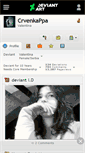 Mobile Screenshot of crvenkappa.deviantart.com