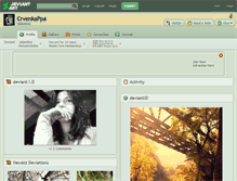Tablet Screenshot of crvenkappa.deviantart.com