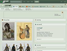 Tablet Screenshot of conmag9.deviantart.com