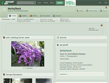 Tablet Screenshot of morbystock.deviantart.com