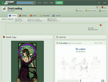 Tablet Screenshot of overloading.deviantart.com