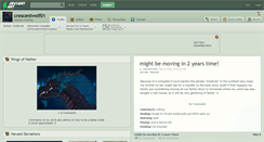 Desktop Screenshot of crescentwolf01.deviantart.com