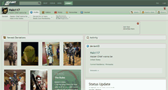 Desktop Screenshot of halo117.deviantart.com