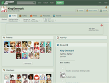 Tablet Screenshot of king-denmark.deviantart.com