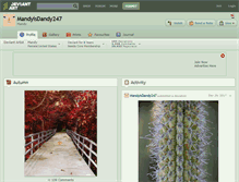 Tablet Screenshot of mandyisdandy247.deviantart.com
