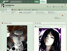 Tablet Screenshot of morbidprince.deviantart.com