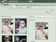Tablet Screenshot of pratt29.deviantart.com