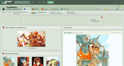 Desktop Screenshot of kyokimaru.deviantart.com