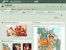 Tablet Screenshot of kyokimaru.deviantart.com