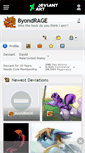 Mobile Screenshot of byondrage.deviantart.com
