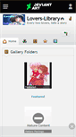 Mobile Screenshot of lovers-library.deviantart.com