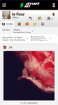 Mobile Screenshot of la-fleur.deviantart.com