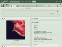 Tablet Screenshot of la-fleur.deviantart.com
