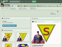 Tablet Screenshot of eliwingz.deviantart.com