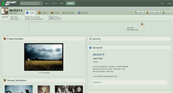 Desktop Screenshot of declick14.deviantart.com