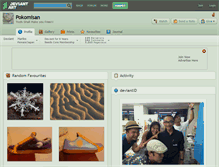 Tablet Screenshot of pokomisan.deviantart.com