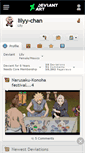 Mobile Screenshot of lilyy-chan.deviantart.com