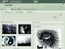 Tablet Screenshot of crazynikki6.deviantart.com