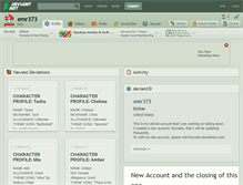 Tablet Screenshot of emr373.deviantart.com