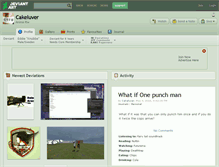 Tablet Screenshot of cakeluver.deviantart.com