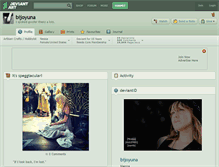 Tablet Screenshot of bijoyuna.deviantart.com