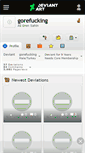 Mobile Screenshot of gorefucking.deviantart.com