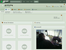 Tablet Screenshot of gorefucking.deviantart.com