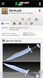 Mobile Screenshot of daveluck.deviantart.com