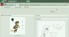 Desktop Screenshot of izme.deviantart.com