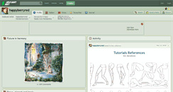 Desktop Screenshot of happyberryred.deviantart.com