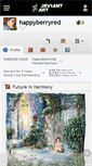 Mobile Screenshot of happyberryred.deviantart.com