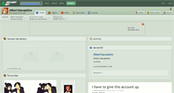 Desktop Screenshot of mitori-kawashiro.deviantart.com