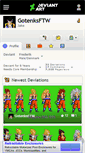 Mobile Screenshot of gotenksftw.deviantart.com