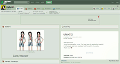 Desktop Screenshot of cathrain.deviantart.com