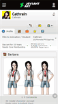 Mobile Screenshot of cathrain.deviantart.com