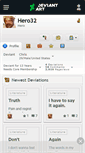 Mobile Screenshot of hero32.deviantart.com