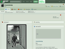 Tablet Screenshot of moonstomp.deviantart.com