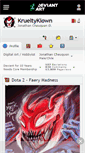 Mobile Screenshot of krueltyklown.deviantart.com