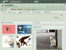 Tablet Screenshot of nova-galaxy.deviantart.com