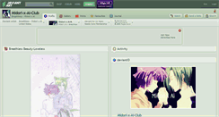 Desktop Screenshot of midori-x-ai-club.deviantart.com