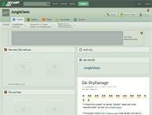 Tablet Screenshot of jungleoasis.deviantart.com