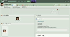 Desktop Screenshot of mileyseesplz.deviantart.com