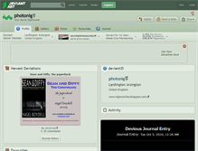 Tablet Screenshot of photonig.deviantart.com