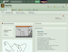 Tablet Screenshot of lolamirite.deviantart.com