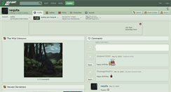 Desktop Screenshot of nequita.deviantart.com
