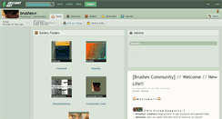 Desktop Screenshot of brushes.deviantart.com