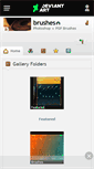Mobile Screenshot of brushes.deviantart.com